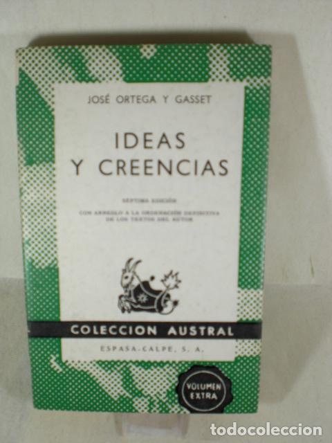 Libros: IDEAS Y CREENCIAS - ORTEGA Y GASSET - Foto 1