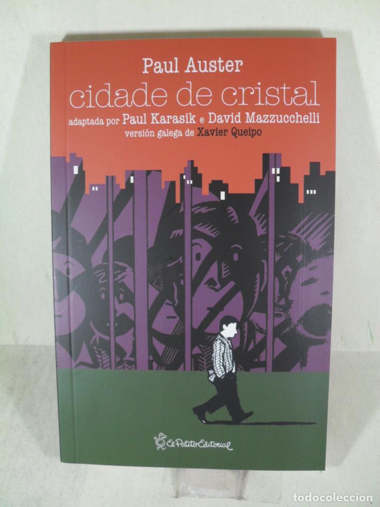 Libros: CIDADE DE CRISTAL - PAUL AUSTER VERSION COMIC EN GALEGO XAVIER QUEIPO - Foto 1