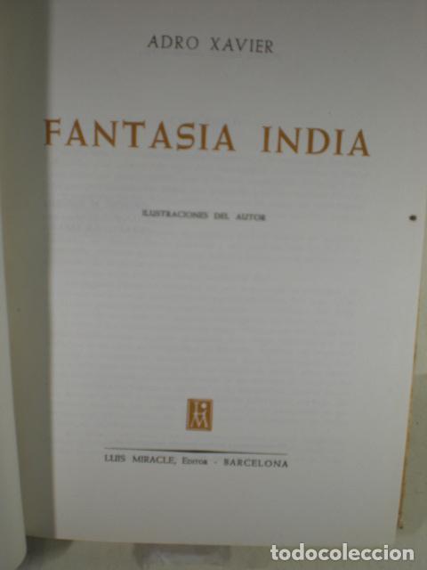 Libros: FANTASIA INDIA - ADRO XAVIER - Foto 1
