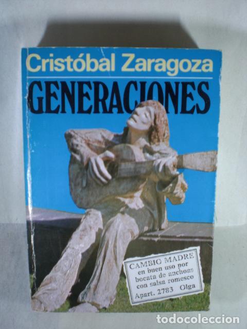Libros: GENERACIONES - CRISTOBAL ZARAGOZA - Foto 1