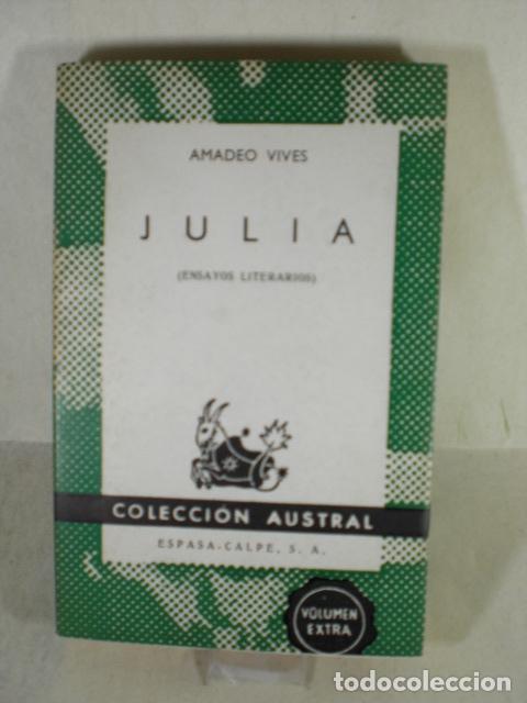 Libros: JULIA - AMADEO VIVES - Foto 1