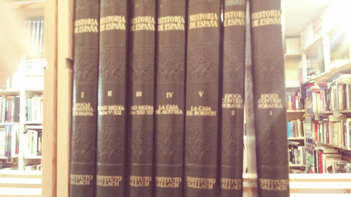 Libros: HISTORIA DE ESPA&Ntilde;A SIETE VOLUMENES - VARIOS - Foto 1