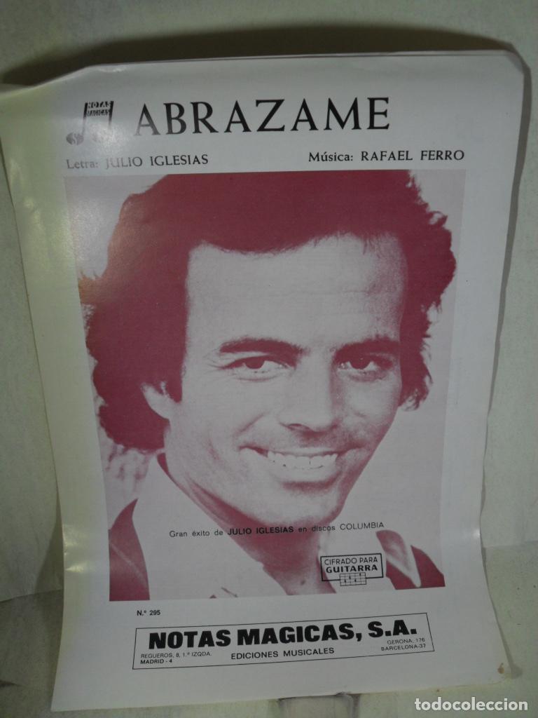 Libros: ABRAZAME PARTITURA - JULIO IGLESIAS - Foto 1