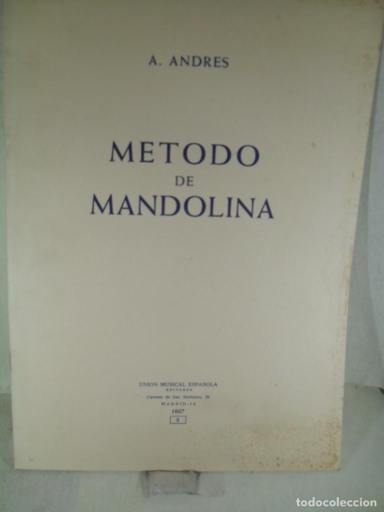 Libros: METODO DE MANDOLINA - A ANDRES - Foto 1