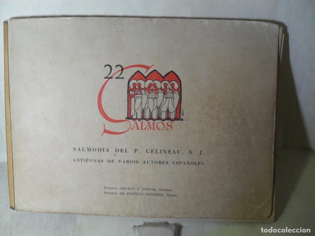 Libros: 22 SALMOS PARTITURA - VARIOS - Foto 1