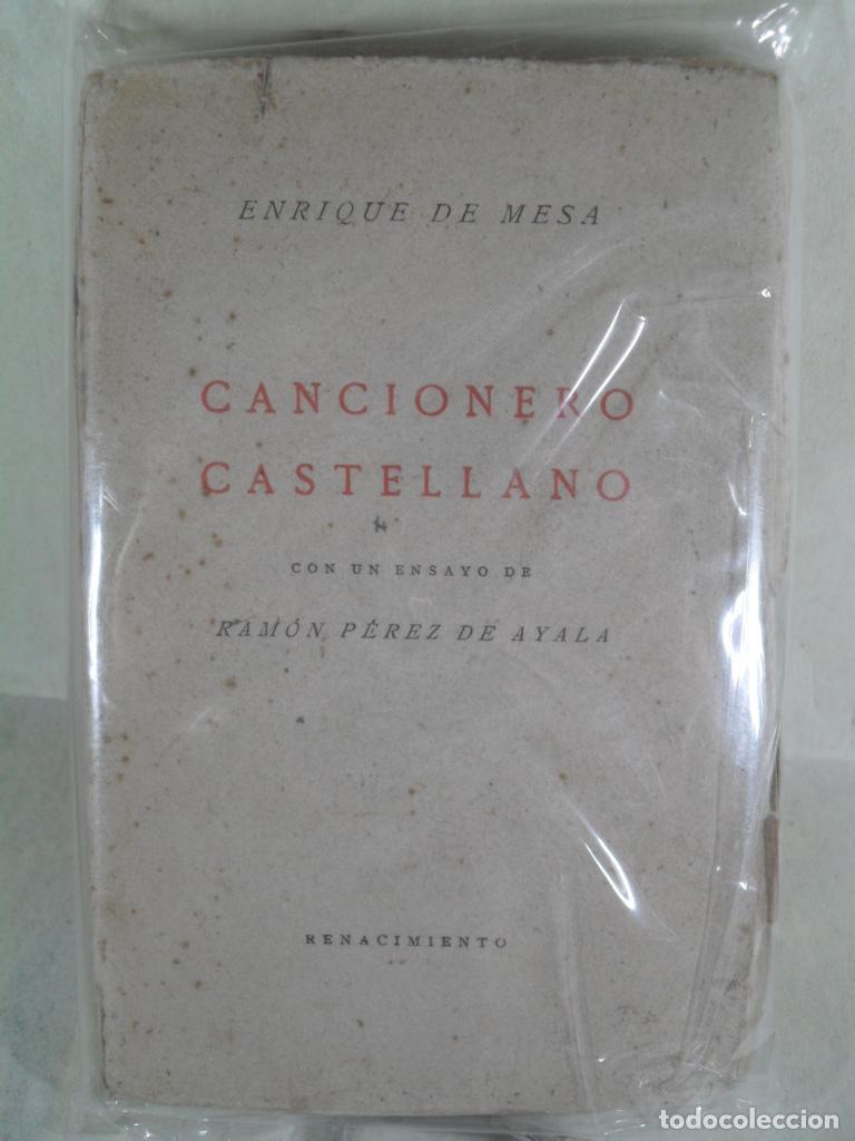 Libros: CANCIONERO CASTELLANO - ENRIQUE DE MESA - Foto 1