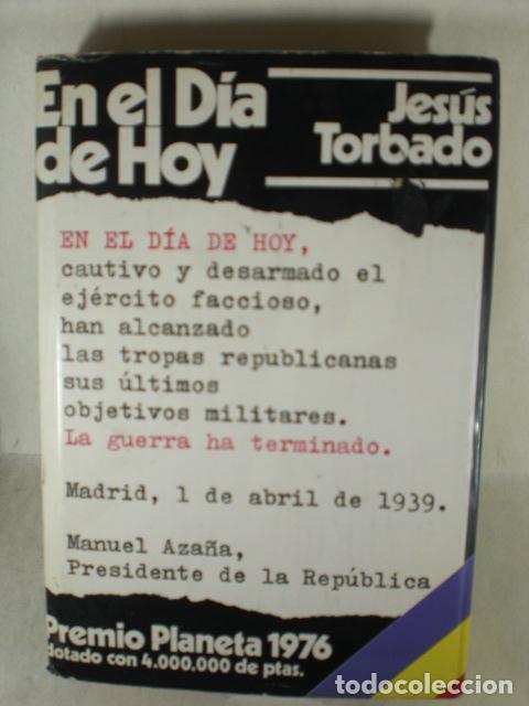 Libros: EN EL DIA DE HOY - JESUS TORBADO - Foto 1