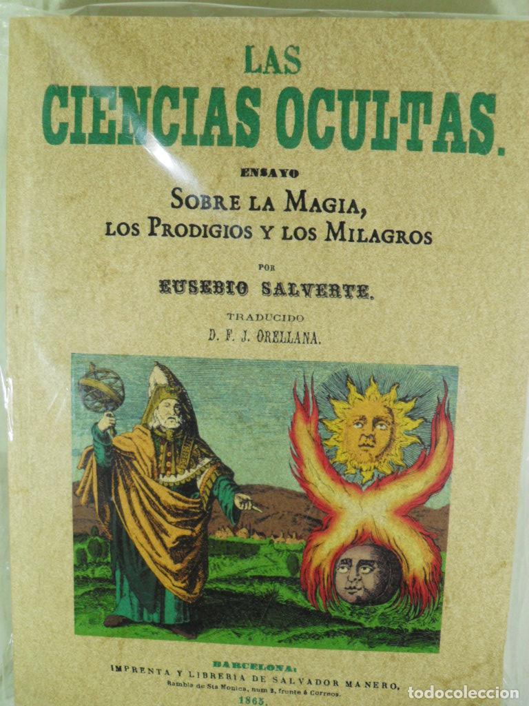 Libros: LAS CIENCIAS OCULTAS - EUSEBIO SALVERTE - Foto 1