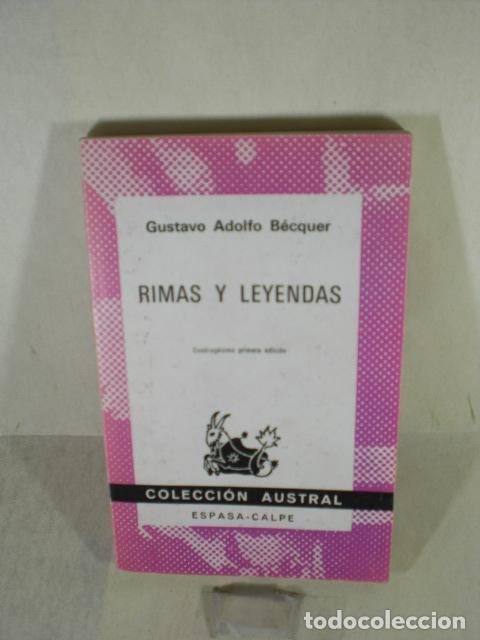 Libros: RIMAS Y LEYENDAS - GUSTAVO ADOLFO BECQUER - Foto 1