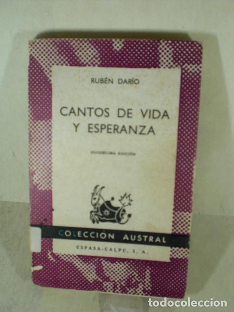 Libros: CANTOS DE VIDA Y ESPERANZA - RUBEN DARIO - Foto 1