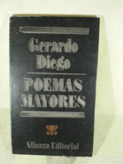 Libros: POEMAS MAYORES - GERARDO DIEGO - Foto 1