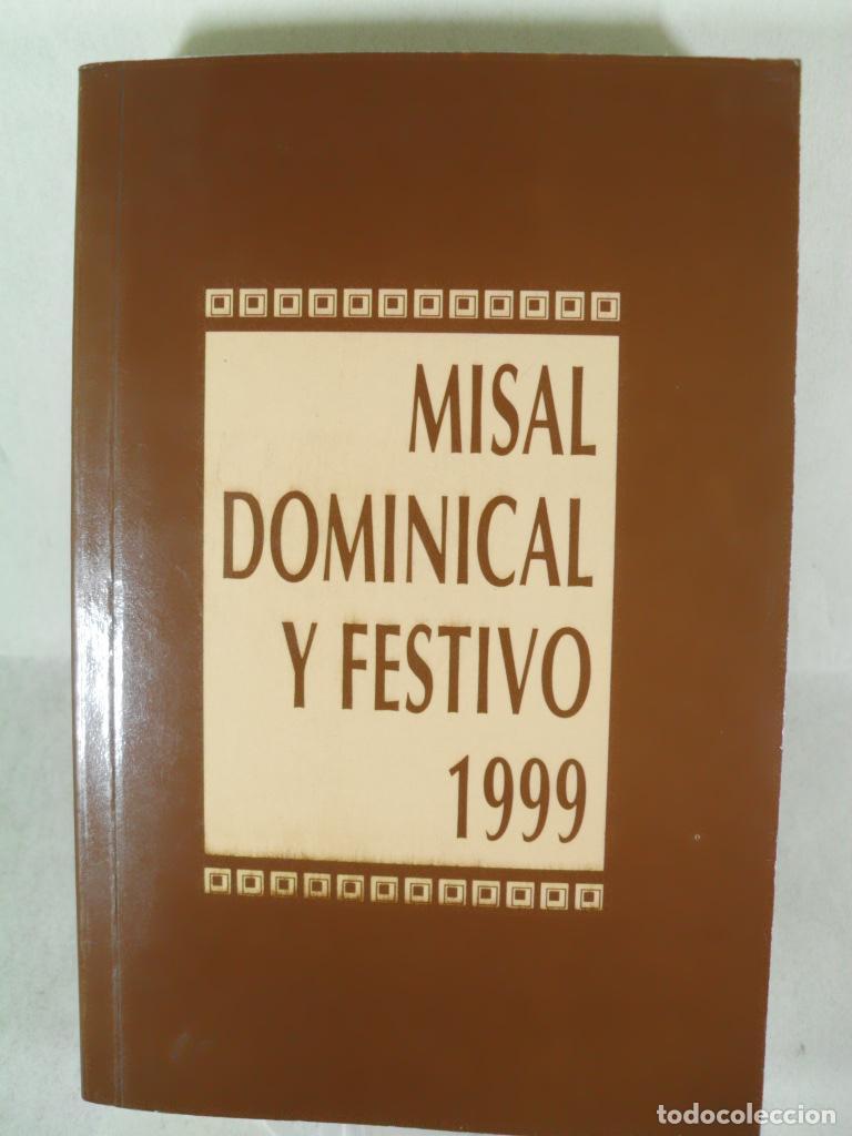 Libros: MISAL DOMINICAL Y FESTIVO 1999 - VARIOS - Foto 1