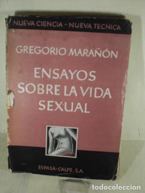 Libros: ENSAYOS SOBRE LA VIDA SEXUAL - GREGORIO MARA&Ntilde;ON - Foto 1