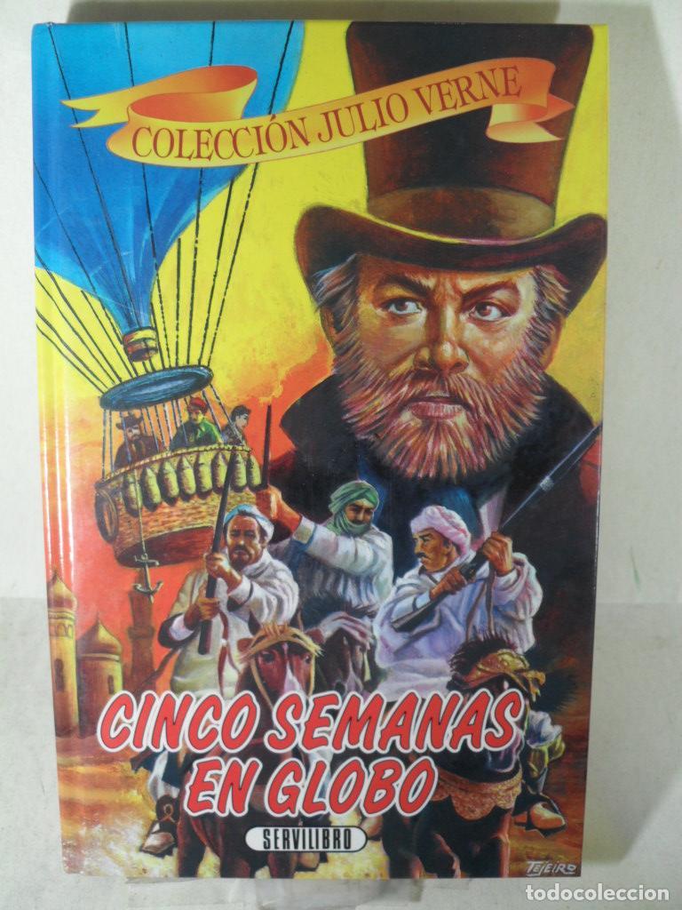 Libros: CINCO SEMANAS EN GLOBO - JULIO VERNE - Foto 1