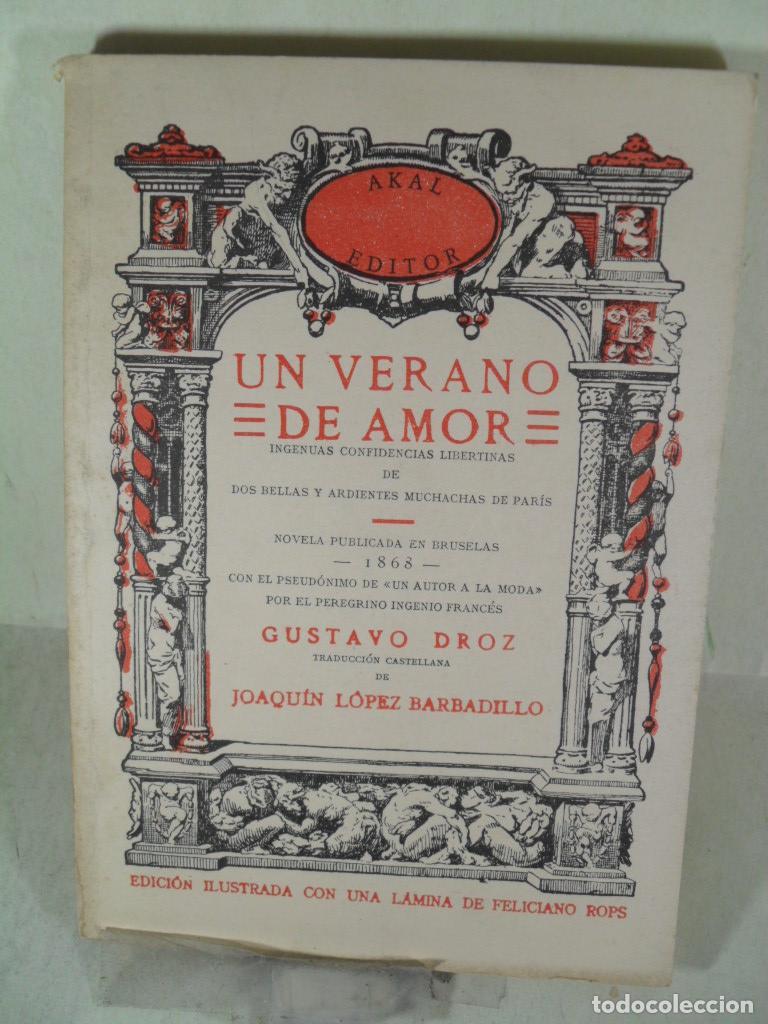 Libros: UN VERANO DE AMOR - GUSTAVO DROZ - Foto 1
