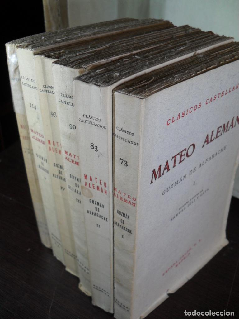 Libros: GUZMAN DE ALFARACHE 5 VOLUMENES - MATEO ALEMAN - Foto 1