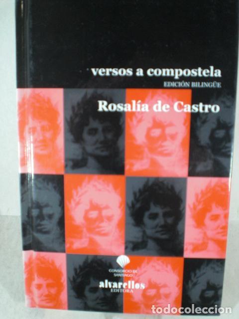 Libros: VERSOS COMPOSTELANOS - ROSALIA DE CASTRO - Foto 1