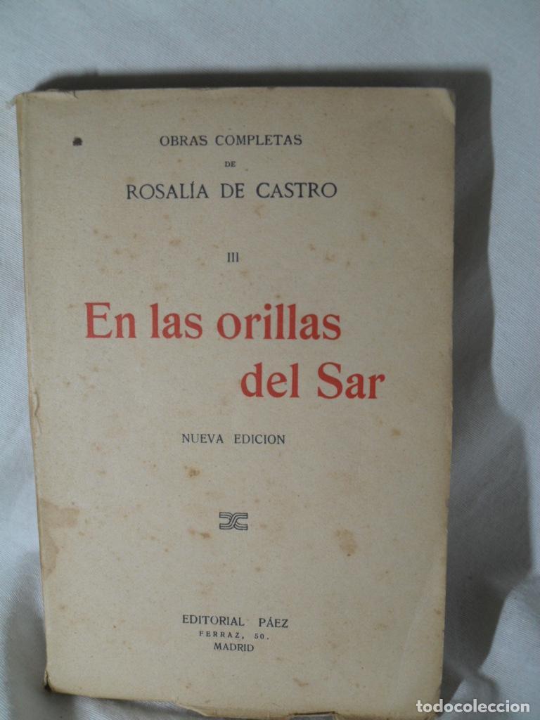 Libros: EN LAS ORILLAS DEL SAR - ROSALIA DE CASTRO - Foto 1