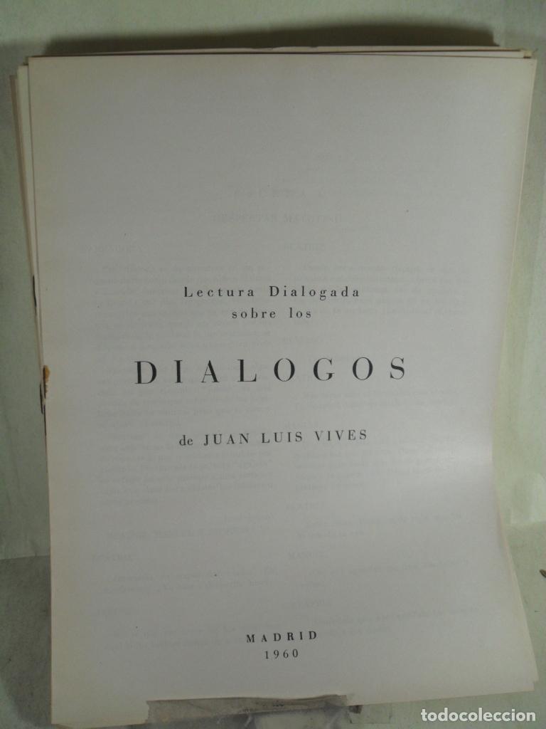 Libros: DIALOGOS - JUAN LUIS VIVES - Foto 1