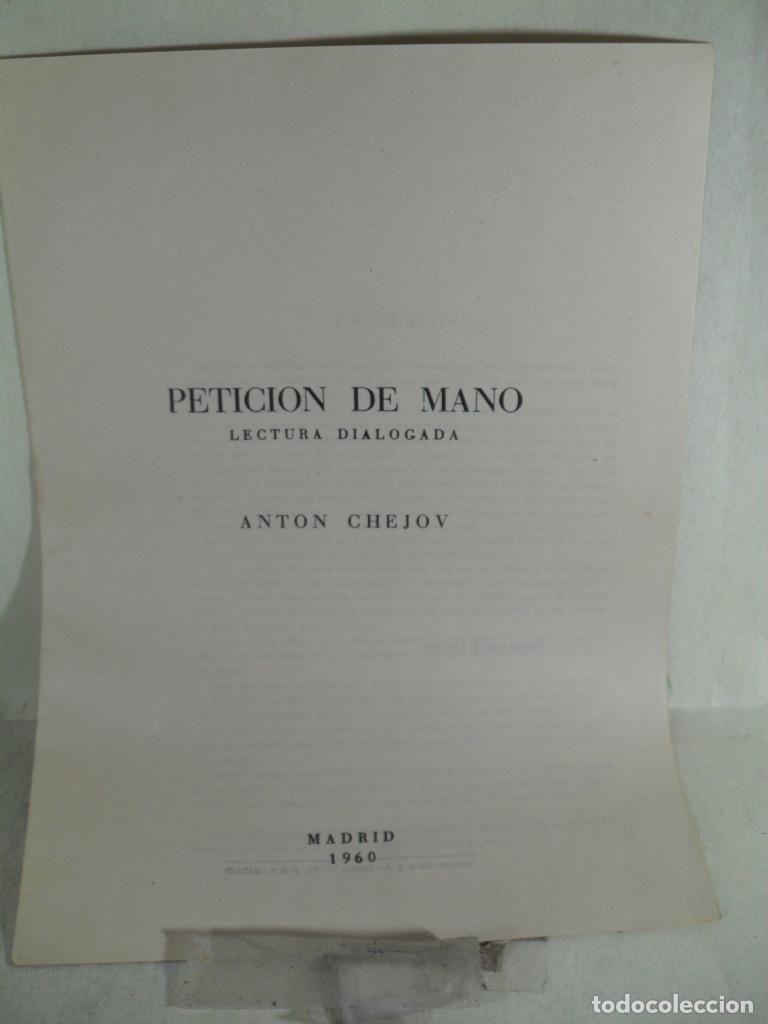 Libros: PETICION DE MANO - ANTON CHEJOV - Foto 1