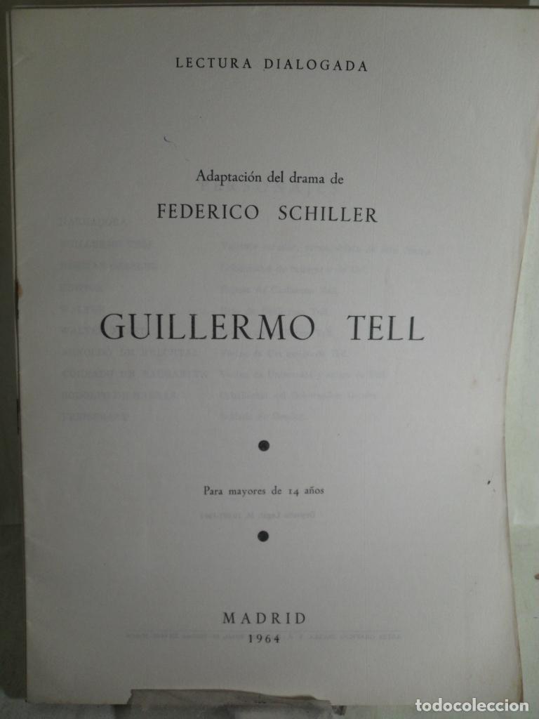 Libros: GUILLERMO TELL - FEDERICO SCHILLER - Foto 1