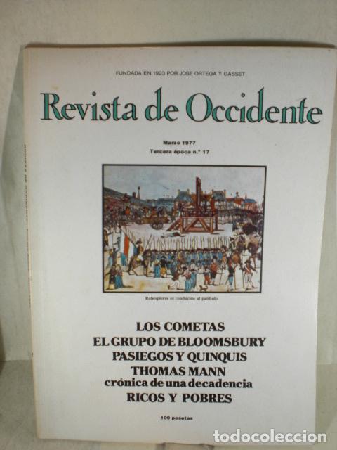 Libros: REVISTA DE OCCIDENTE TERCERA EPOCA 17 - VARIOS - Foto 1