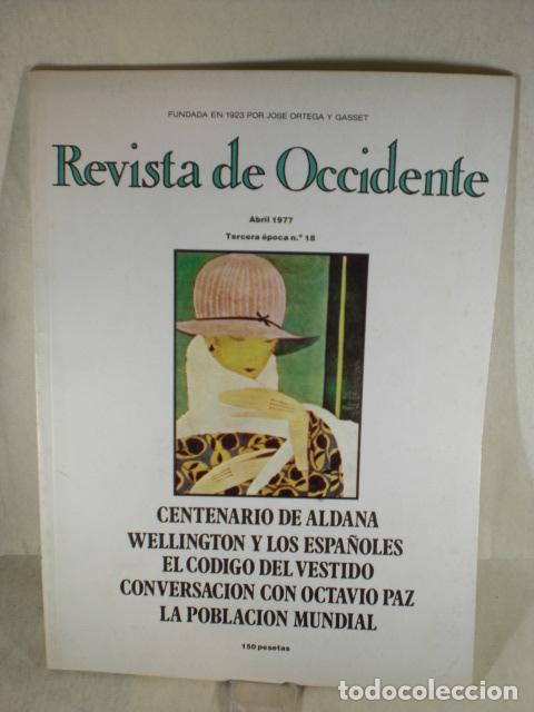 Libros: REVISTA DE OCCIDENTE TERCERA EPOCA 18 - VARIOS - Foto 1