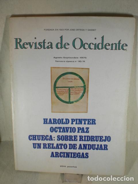 Libros: REVISTA DE OCCIDENTE TERCERA EPOCA 10-11 - VARIOS - Foto 1