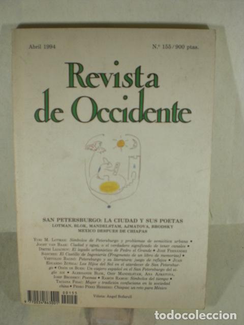 Libros: REVISTA DE OCCIDENTE N&ordm;155 - VARIOS - Foto 1