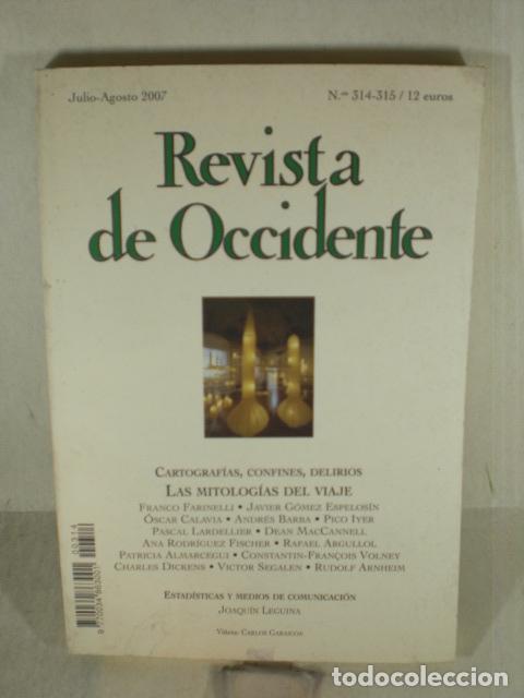 Libros: REVISTA DE OCCIDENTE N&ordm;314-315 - VARIOS - Foto 1