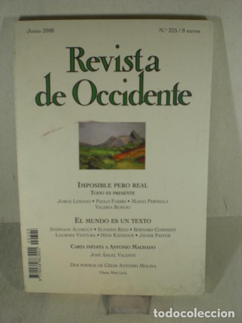 Libros: REVISTA DE OCCIDENTE N&ordm;325 - VARIOS - Foto 1