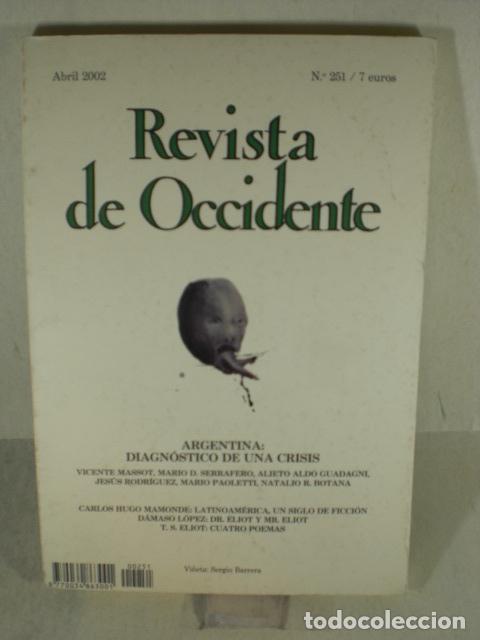 Libros: REVISTA DE OCCIDENTE N&ordm;251 - VARIOS - Foto 1
