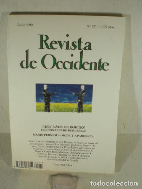 Libros: REVISTA DE OCCIDENTE N&ordm;217 - VARIOS - Foto 1