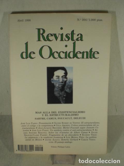 Libros: REVISTA DE OCCIDENTE N&ordm;204 - VARIOS - Foto 1