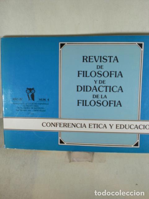 Libros: CONFERENCIA ETICA Y EDUCACION - VARIOS - Foto 1