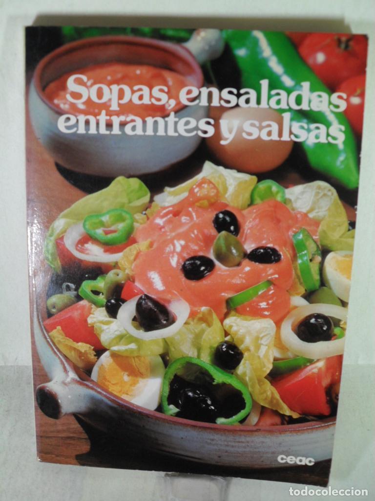 Libros: SOPAS ENSALADAS ENTRANTES Y SALSAS - VARIOS - Foto 1