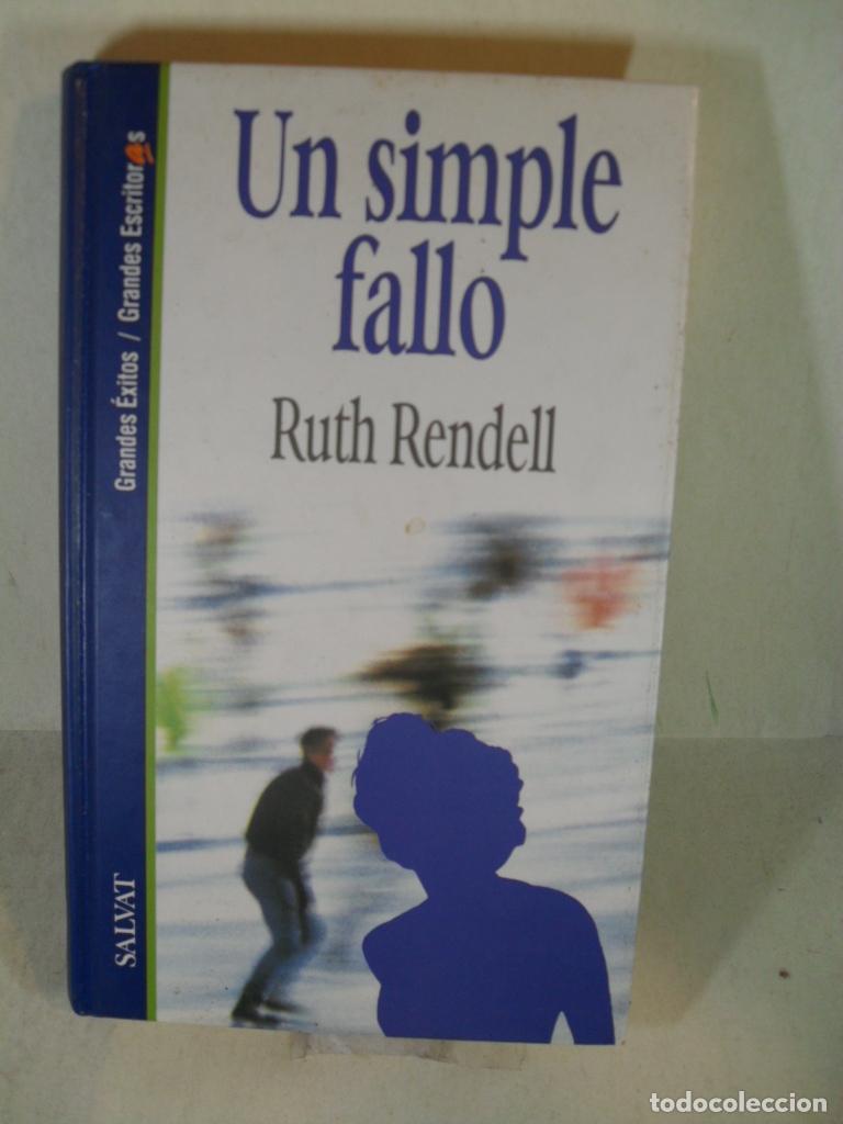 Libros: UN SIMPLE FALLO - RUTH RENDELL - Foto 1