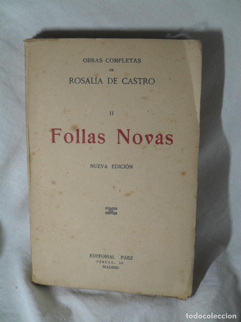 Libros: FOLLAS NOVAS - ROSALIA DE CASTRO - Foto 1