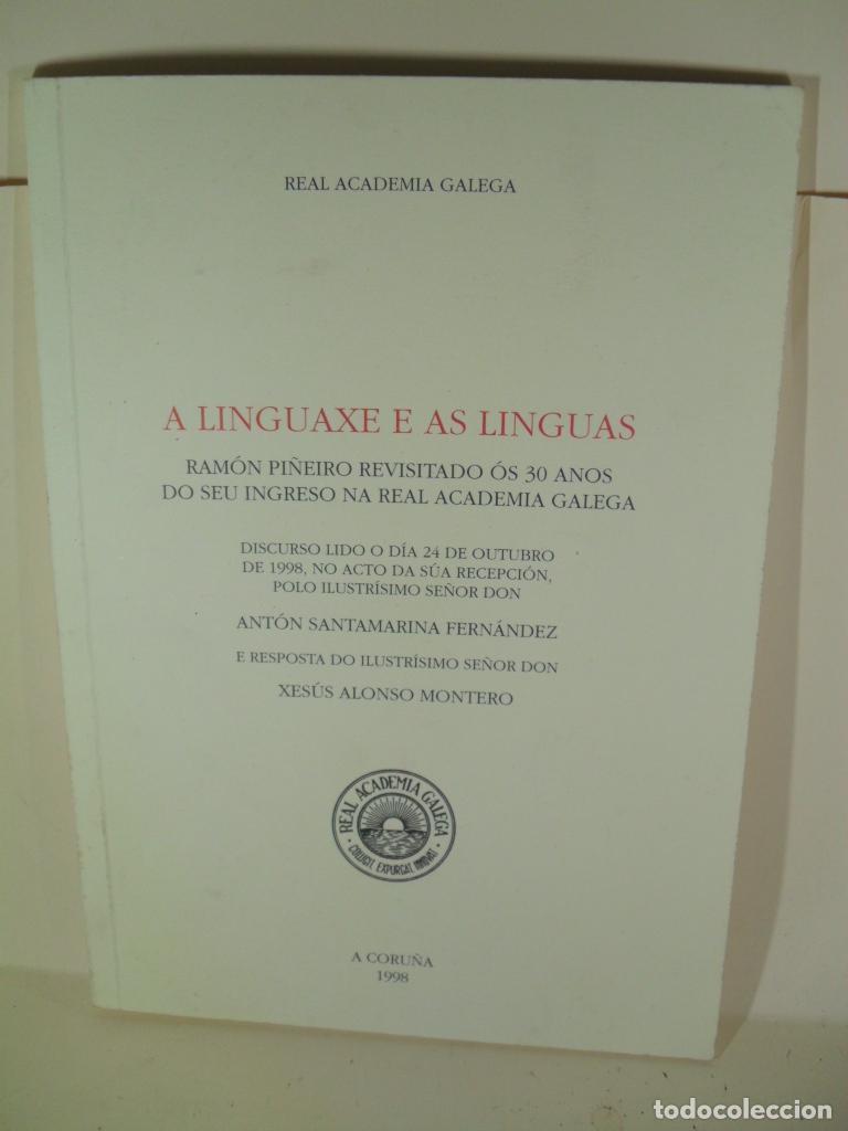 Libros: A LINGUAXE E AS LINGUAS - ANTON SANTAMARINA FERNANDEZ - Foto 1