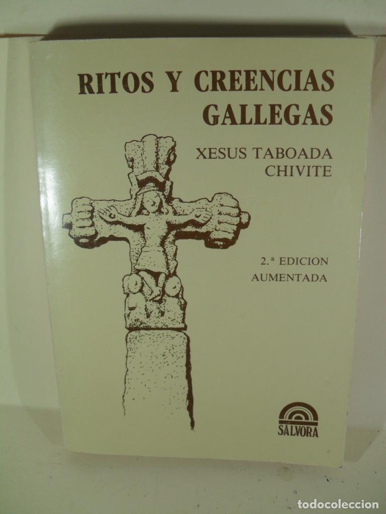 Libros: RITOS Y CREENCIAS GALLEGAS - XESUS TABOADA CHIVITE - Foto 1