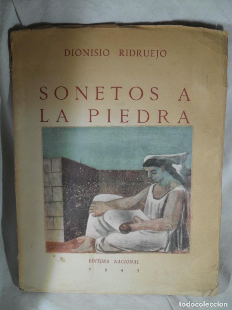 Libros: SONETOS A LA PIEDRA - DIONISIO RIDRUEJO - Foto 1