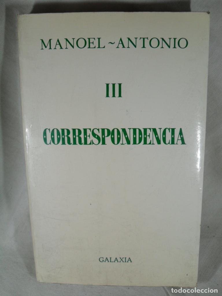 Libros: CORRESPONDENCIA - MANOEL ANTONIO - Foto 1
