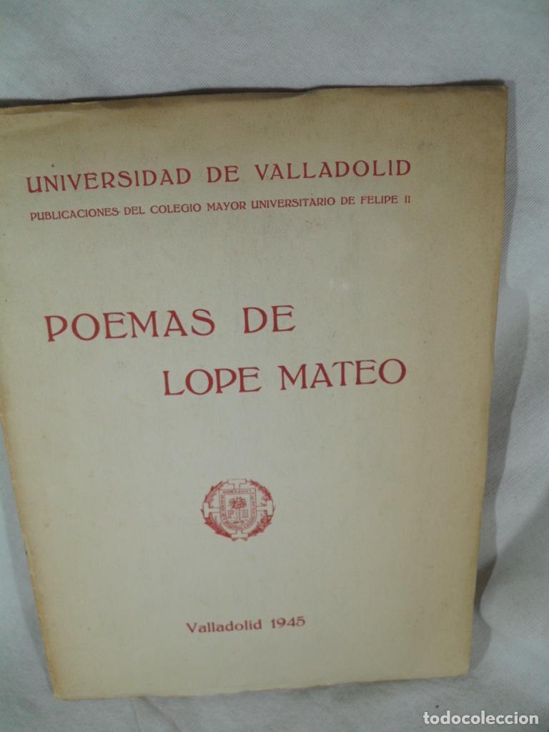 Libros: POEMAS - LOPE MATEO - Foto 1