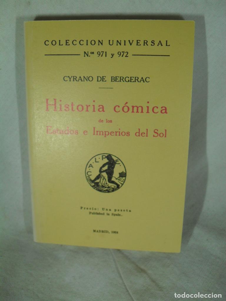 Libros: HISTORICA COMICA DE LOS ESTADOS E IMPERIOS DEL SOL - CYRANO DE BERGERAC - Foto 1