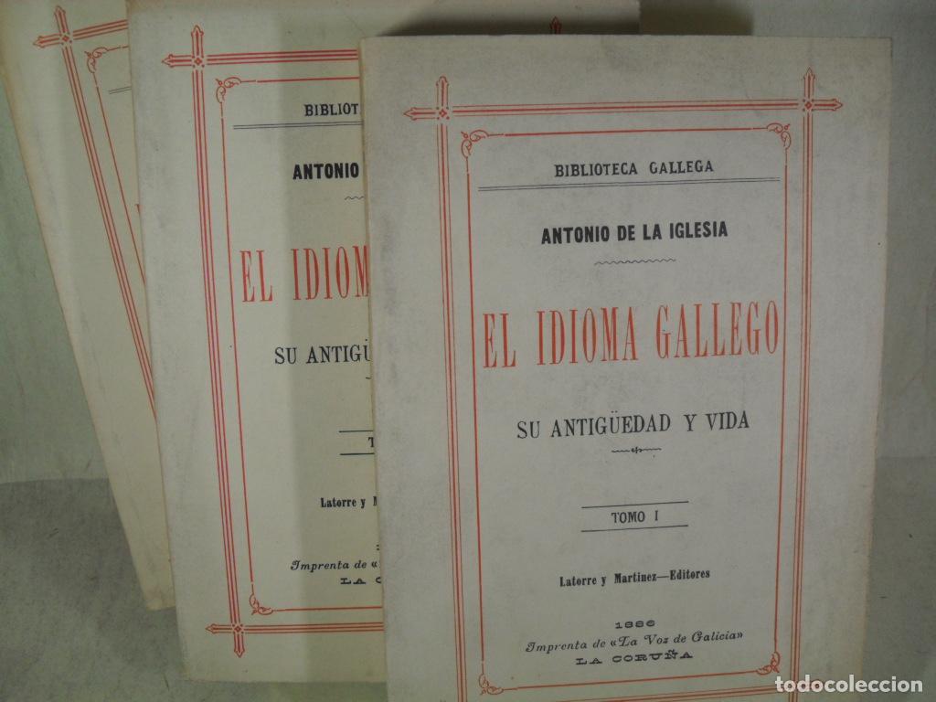 Libros: EL IDIOMA GALLEGO - ANTONIO DE LA IGLESIA - Foto 1