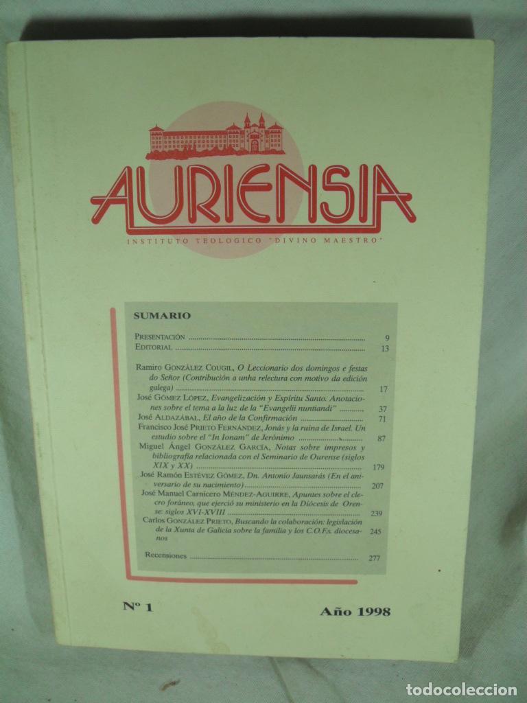 Libros: AURIENSA N&ordm;1 - VARIOS - Foto 1