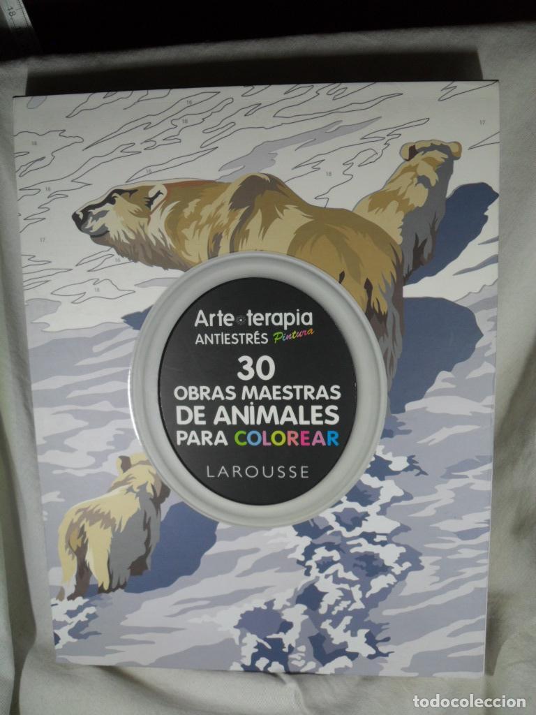Libros: 30 OBRAS MAESTRAS DE ANIMALES PARA COLOREAR - VARIOS - Foto 1