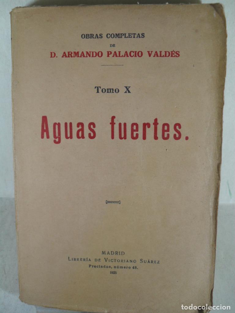 Libros: AGUAS FUERTES - ARMANDO PALACIO VALDES - Foto 1