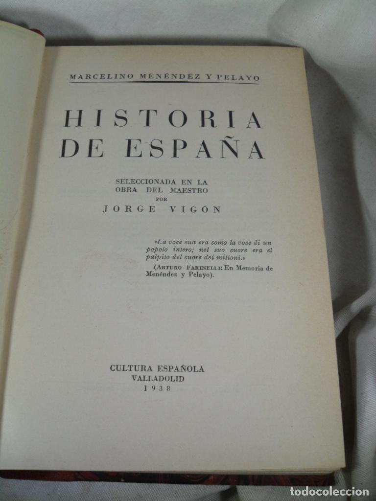 Libros: HISTORIA DE ESPA&Ntilde;A - JORGE VIGON - Foto 1