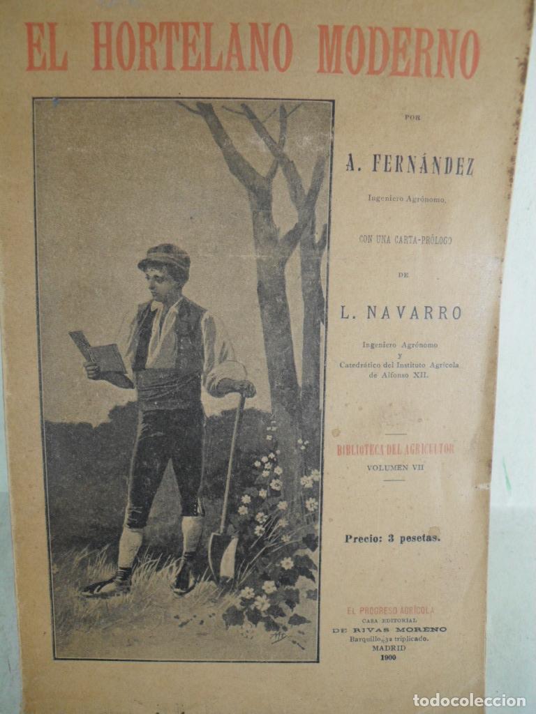 Libros: EL HORTELANO MODERNO - A FERNANDEZ - Foto 1